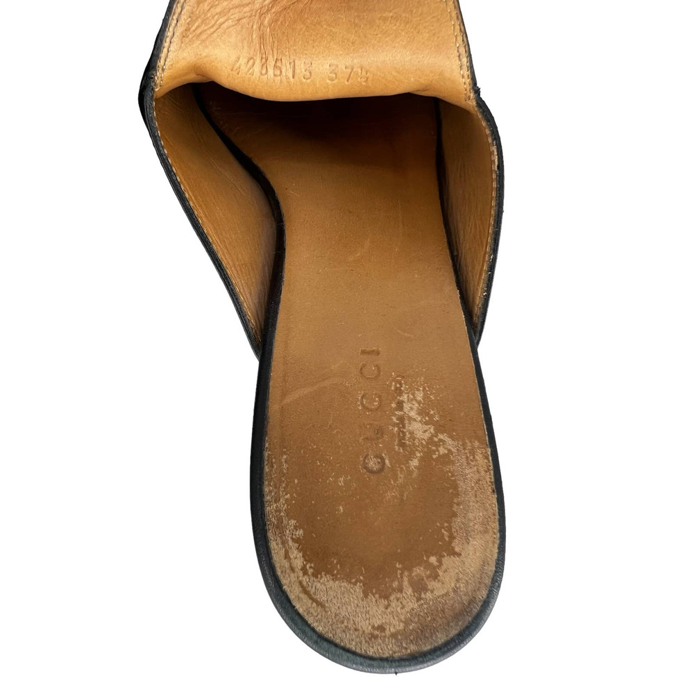 Gucci Princetown black leather bit loafer mules that fit like a 7 - Picture 7 of 9